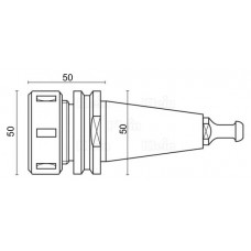 CONE PORTE PINCE ISO 30 ER32 D